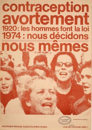 Affiche éditée en 1974 - MFPF