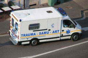 camion de SAMU-SMUR