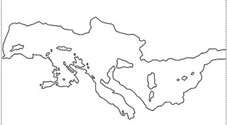 carte de la méditerrannée