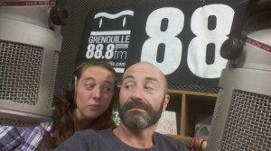 Pierre Psaltis et Mélanie Masson (après émission)