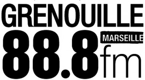 logo Radio Grenouille blanc